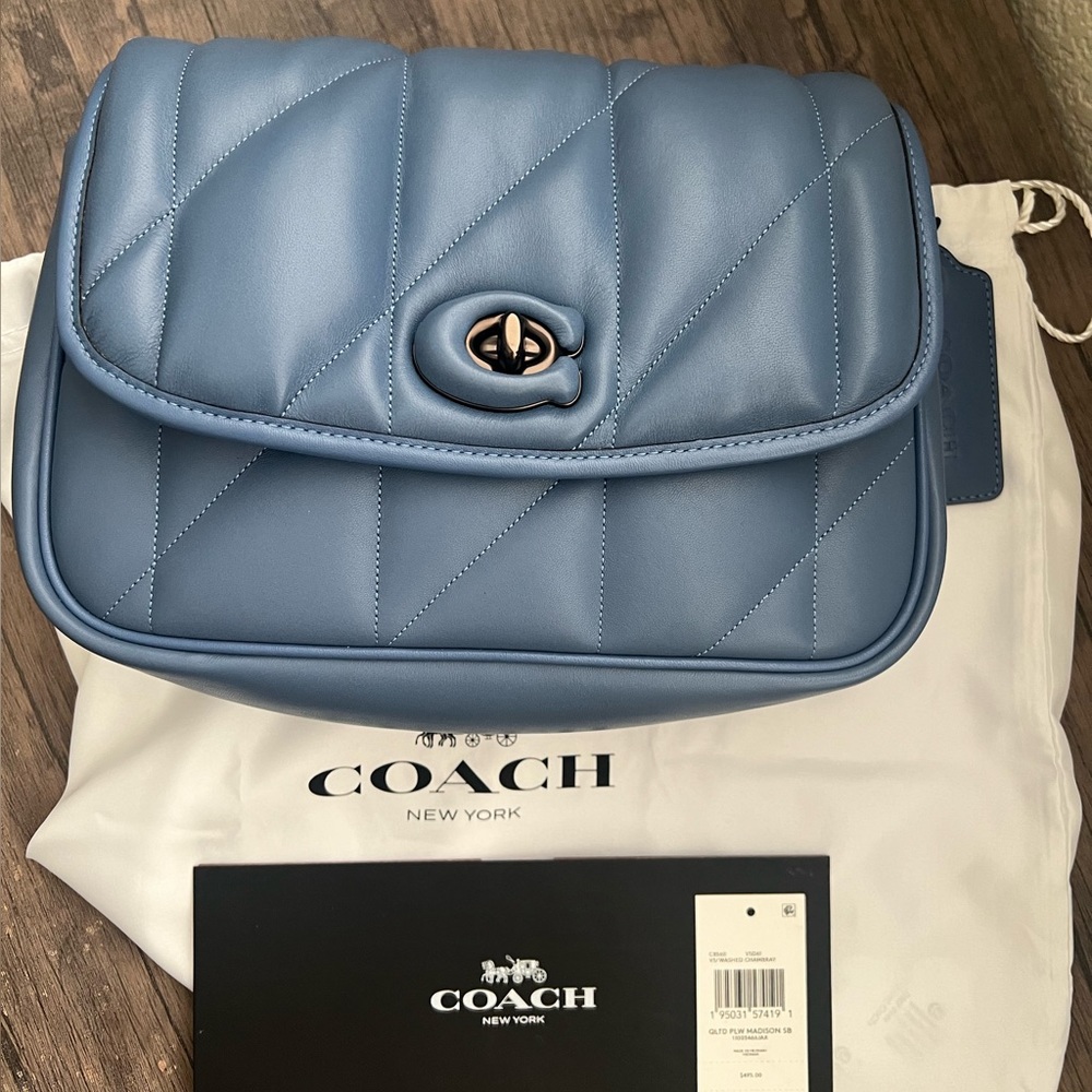 Coach pillow madison in chambray